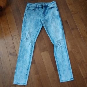 American Eagle Extreme Flex slim taper distressed jeans 30x32
